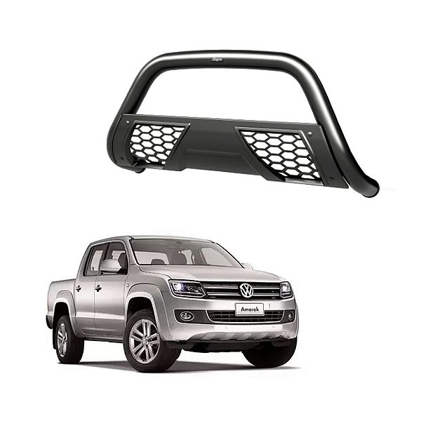 Quebra Mato Amarok 2014 2015 2016 Grade Esportiva Preto