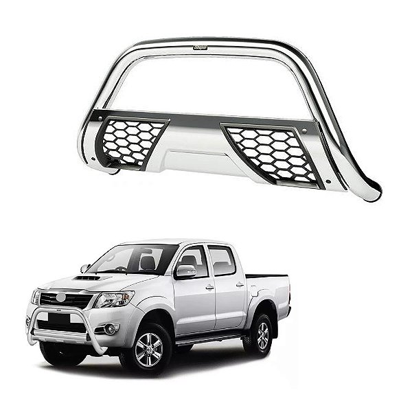 Quebra Mato Hilux 2010 2011 2012 2013 Grade Esportiva Cromo