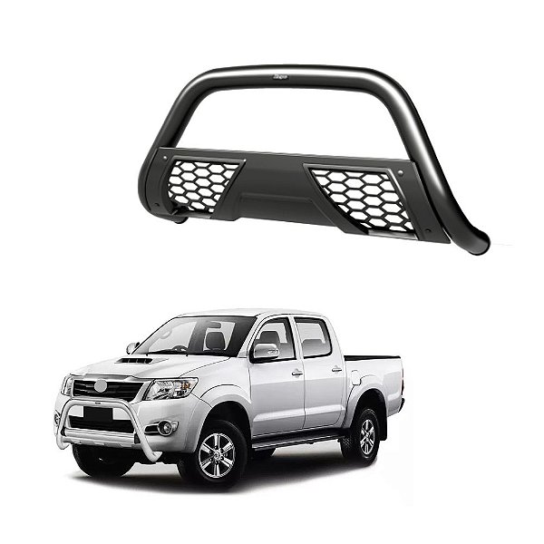 Quebra Mato Hilux 2014 2015 Grade Esportiva Preto