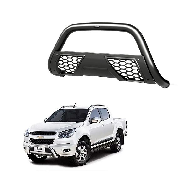 Quebra Mato S10 2020 2021 2022 Grade Esportiva Preto