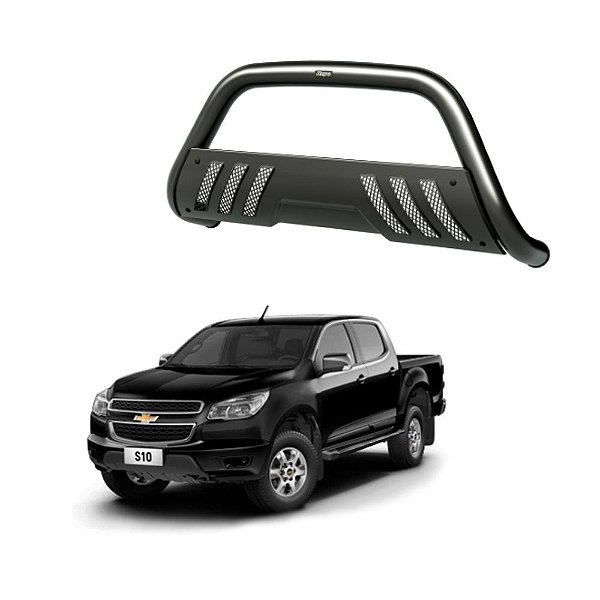 Quebra Mato S10 2017 2018 2019 2020 2021 2022 C/ Grade Preto