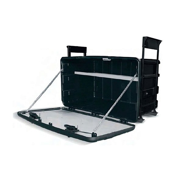 Caixa De Carga 520l Com Led Prateleira E Suporte - Universal