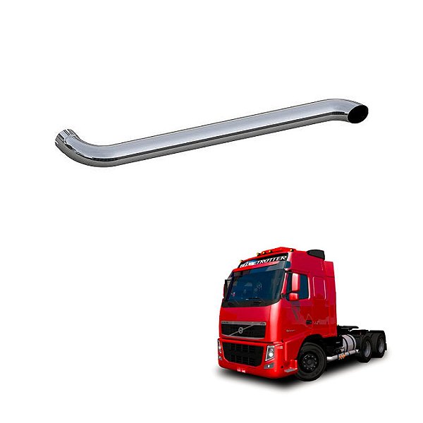 Ponteira Escapamento Volvo Fh 2020 2021 2022 Lado Esquerdo