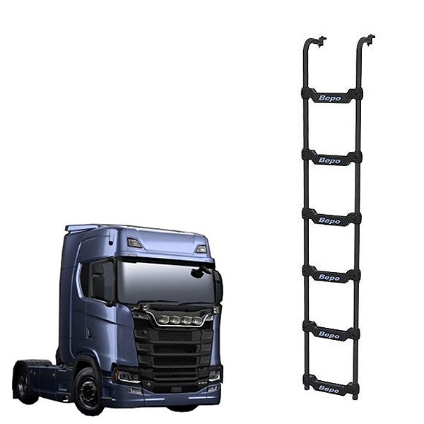 Escada Traseira Scania S6 2022 Cabine R Normal 6 Degraus