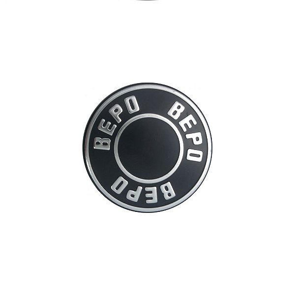 Emblema Bepo Plástico Sem Furo Calota