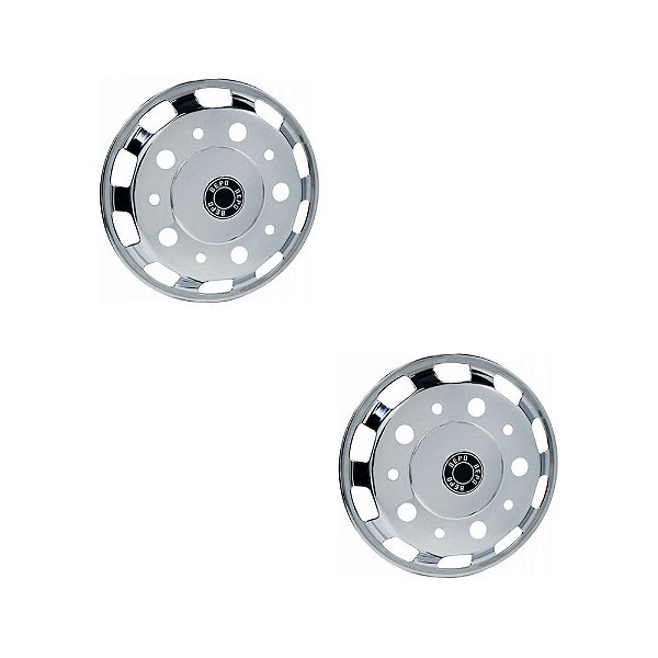 Kit Calota Dianteira Mb Rodoar Speedline Aro 22,5