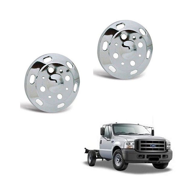 Calota Ford F-4000 2020 2021 2022 Dianteira Aro 16 Par