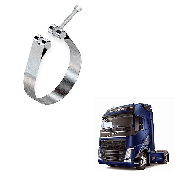 Cinta Fixação Silencioso Terminal Volvo Fh/Fm 2010/11 Euro 3