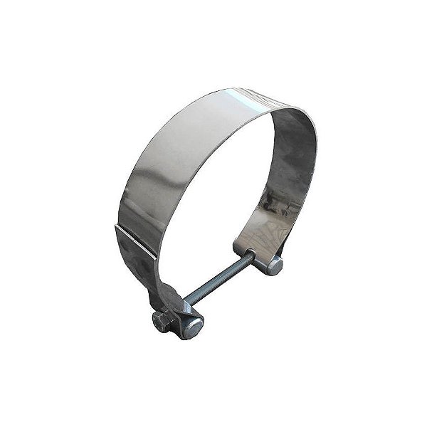 Abraçadeira Volvo Vm 210 Fixação Tubo Intermediário Inox