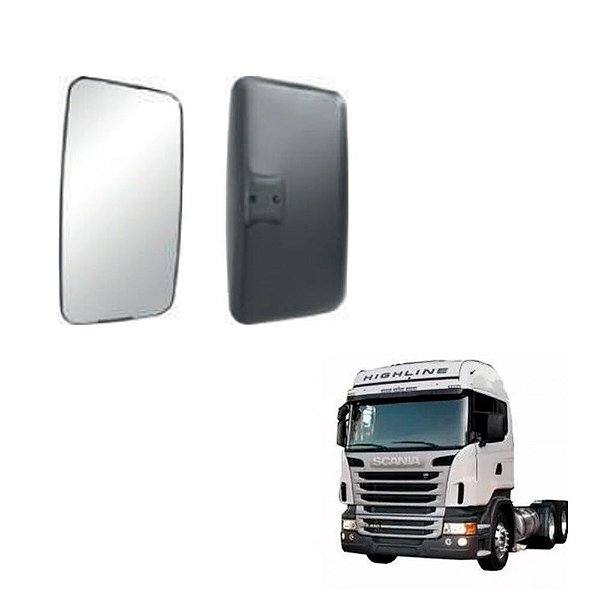 Espelho Retrovisor Scania S5 2010 2011 2012 Convexo Maior