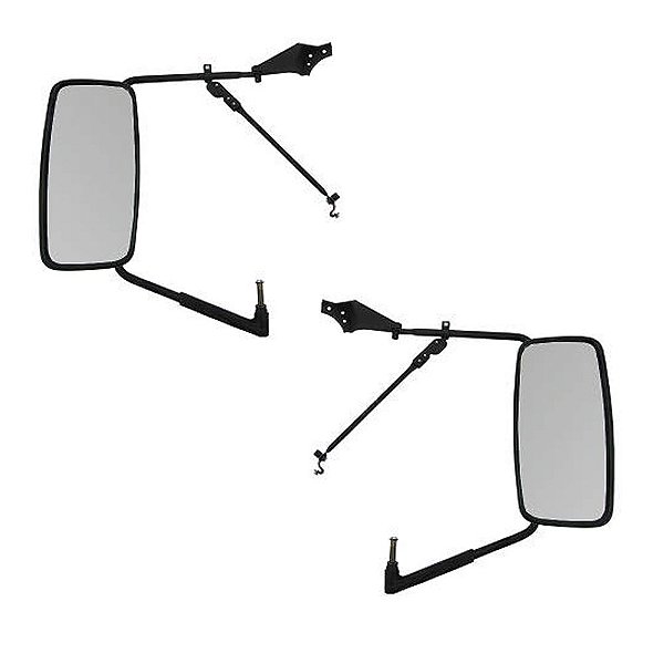 Espelho Retrovisor Mb Hpn 2318 / 2325 Plano Completo Par