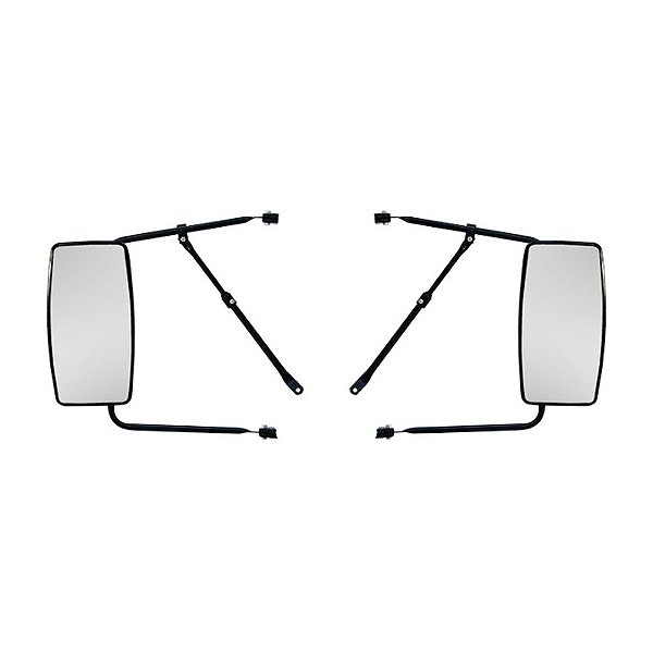 Espelho Retrovisor Mb 1934/ 2013/ 2213 Sup. Curto Plano Par