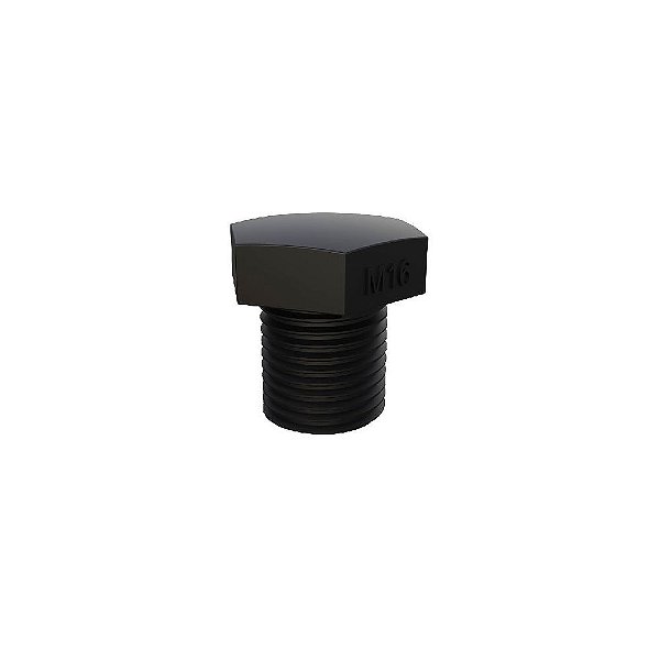 Bujão Plástico Sextavado M16x1,5mm Para Tanque Combustível