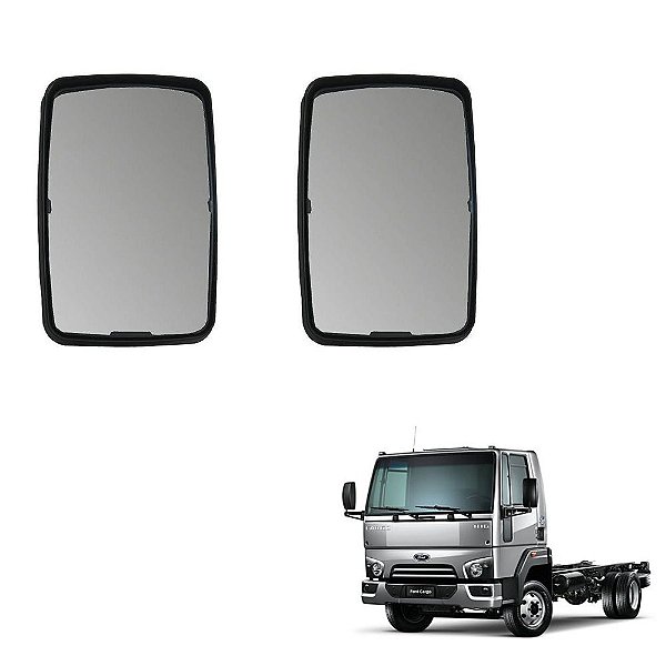 Base Vidro Ford Cargo 2013 2014 2015 2016 Convexo Maior 2un