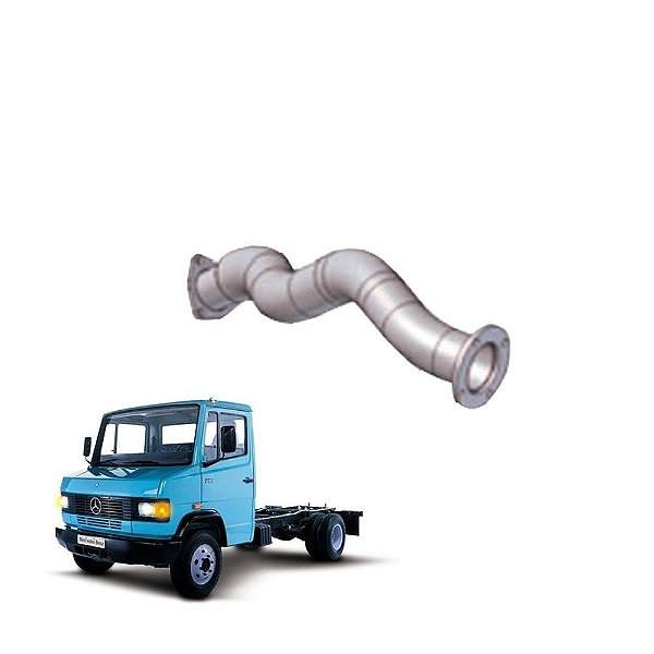 Tubo Saída Motor Mb 709 710 Plus 2002 2003 2004 2005