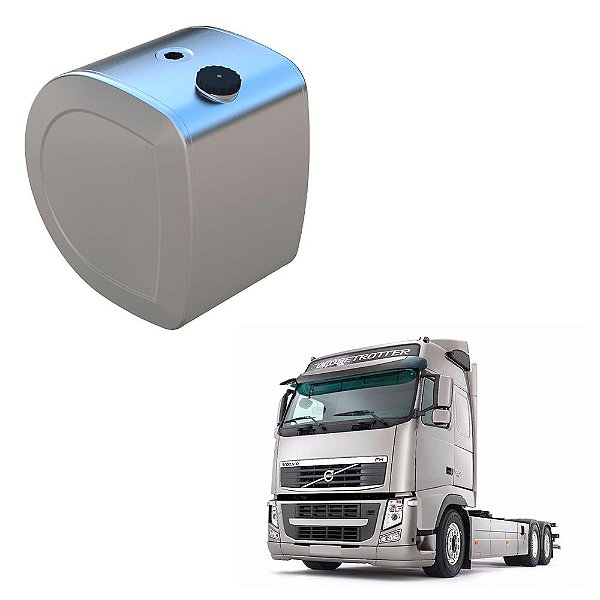 Tanque Combustível Volvo Fh Alumínio "D" 210 Litros Le