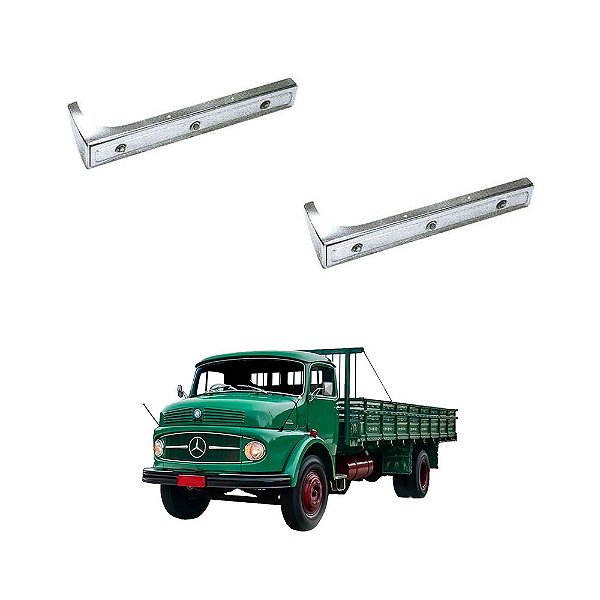 Kit Suporte Para-Barro Mercedes Benz 1113 - Ld / Le Cromado