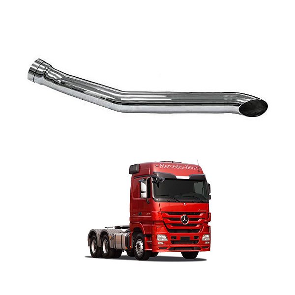 Ponteira Escapamento Mb Actros Euro 3 Até 2011 Saída Ld Esq.
