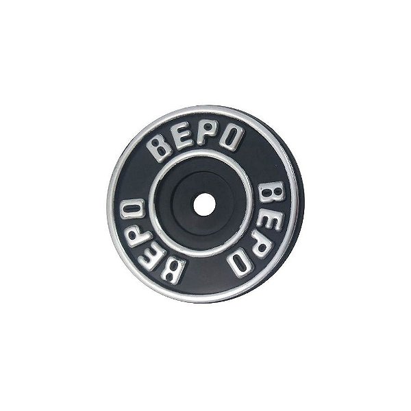 Emblema Bepo Plástico Com Furo Central Para Calota