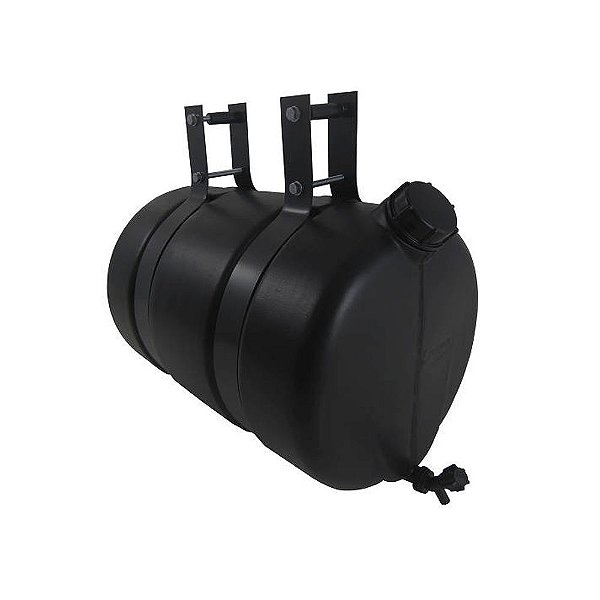 Corote Barrica Agua Caminhão 26 Litros Preto Com Suporte