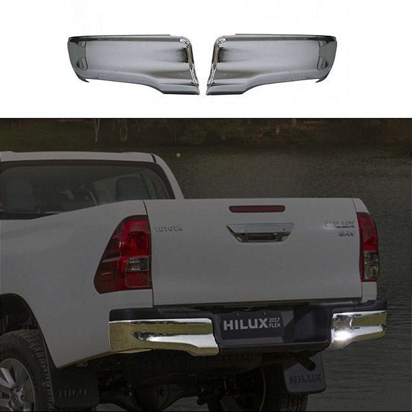 Acabamento Para-choque Hilux 2016 2017 2018 A 2020 Cromado
