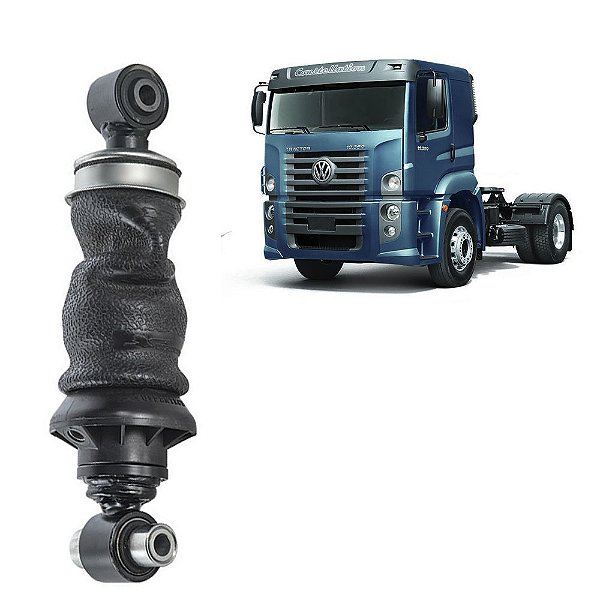 Conjunto Mola Pneumática Cabine Vw Constelation - Traseiro