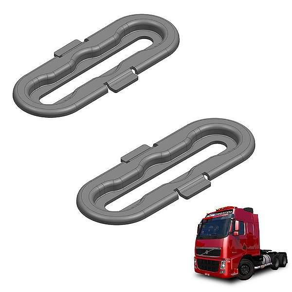 Chapinha Paralama Volvo Fh 2018 2019 2020 2021 2022 - 2 Un