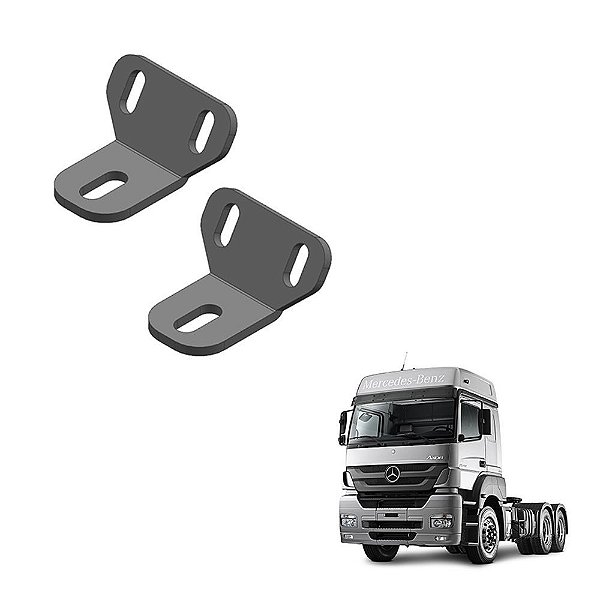 Suporte Farol Milha Mb Axor 2040 - 2010 2011 2012 - 2un