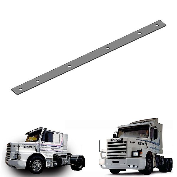 Regua De Fixacao Parabarro Para Scania 112 113 Dianteira