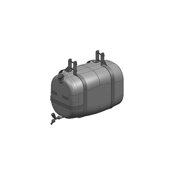 Corote Dagua 50 Litros Com Cinta De Metal Tampa E Torneira
