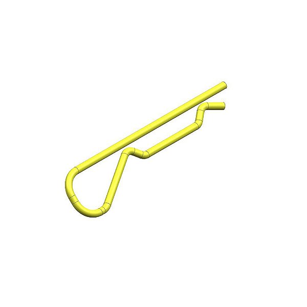 Grampo R Do Tombador Zincado Amarelo