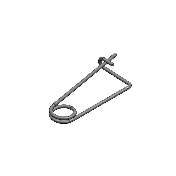 Trava Pino Joana 2.5 X 60 Mm Zincado Branco