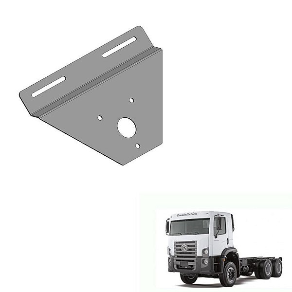 Suporte De Placa Traseira Volkswagen Constellation Pesado