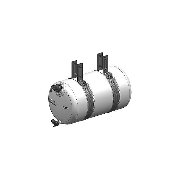 Corote Dagua 25l Branco Saboneteira E Torneira Cinta Metal