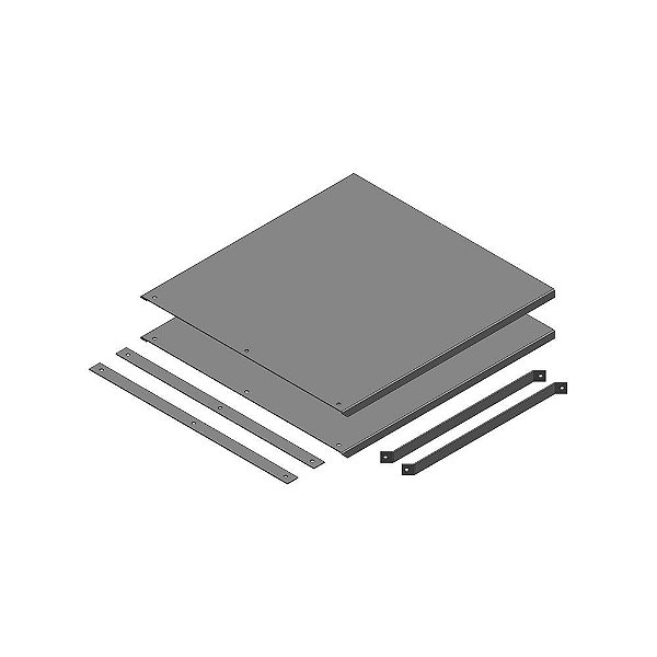 Conjunto Paralama Furgao 570 X 600 Mm