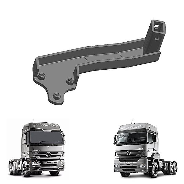 Suporte Traseiro Estribo Mb Axor Actros Lado Esquerdo
