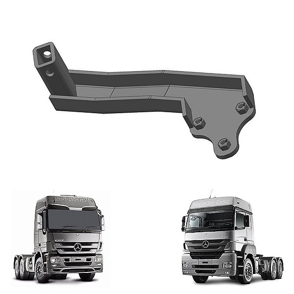 Suporte Traseiro Estribo Mb Ls Axor Actros Lado Direito