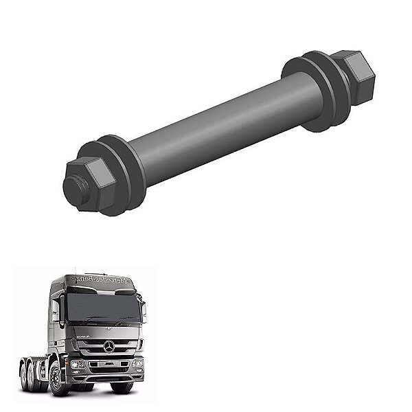 Conjunto Fixacao Paralama Mb Actros 2020 2021 2022 Central