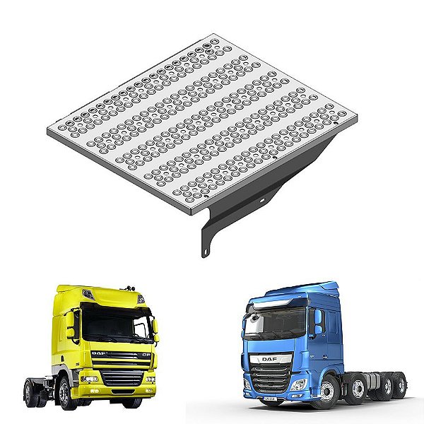 Protetor De Tampa De Bateria Daf Cf Aluminio