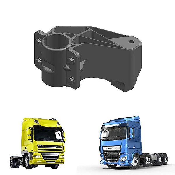 Conjunto Base Paralama Daf Cf