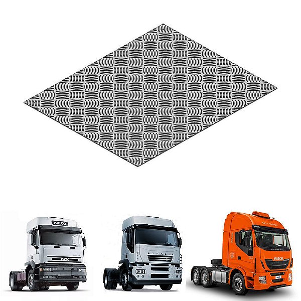 Protetor Caixa Bateria Iveco Eurotech Stralis Hiway Aluminio
