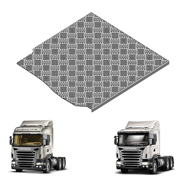 Protetor Caixa De Bateria Scania 124r Aluminio