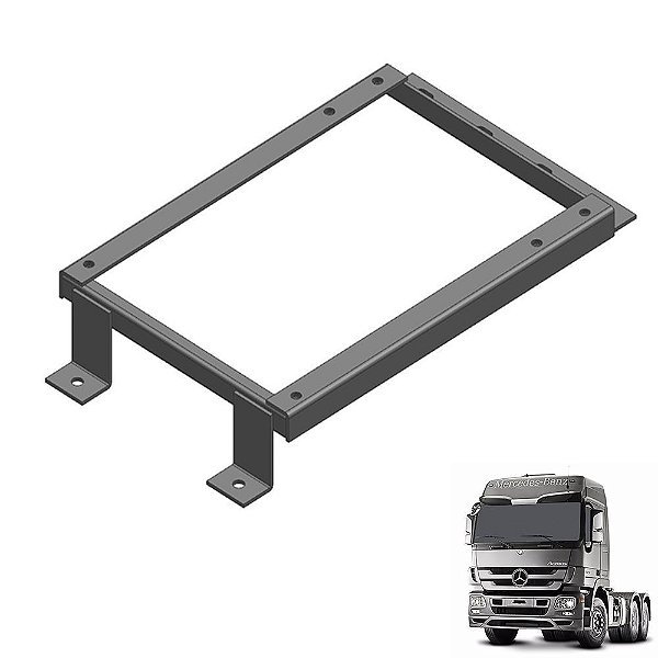 Suporte Rebaixe Banco Mb Actros 2020 2021 2022 Altura 30mm
