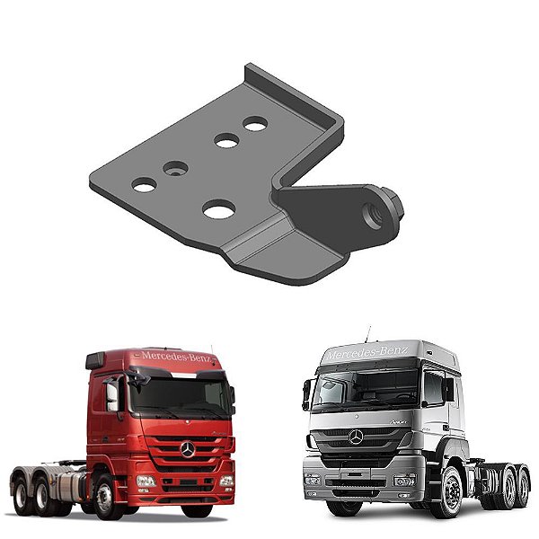 Suporte Acabamento Caixa Roda Mb Actros 4160 2015 A 2017 Esq