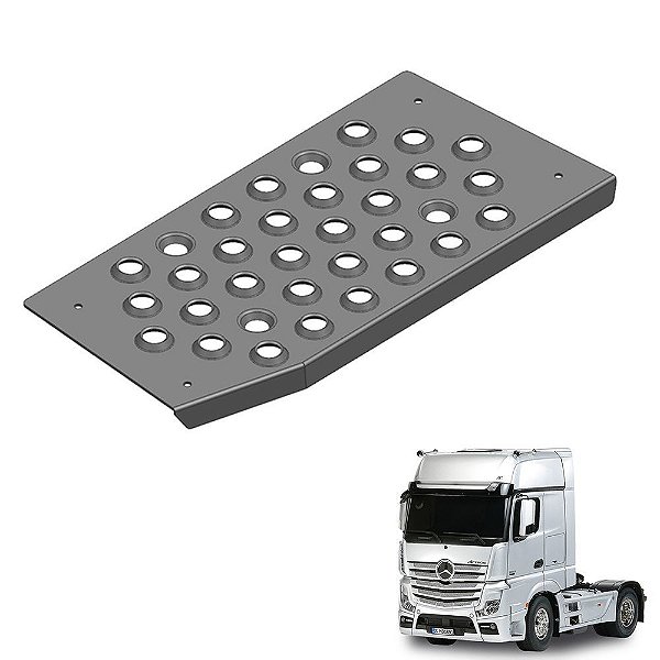 Pisante Inferior Estribo Mb Actros 2 Degraus Lado Esquerdo