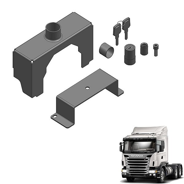 Trava Seguranca Modulo Ebs Cms Scania Ntg 2019 Com Chave