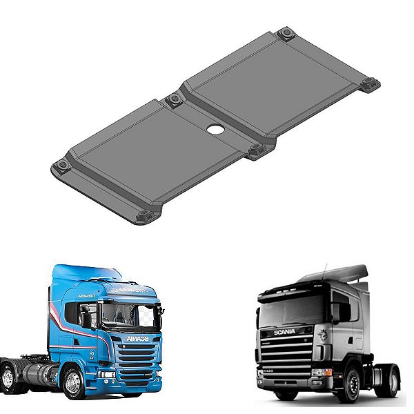 Chapa Maior Uniao Suporte Paralama Scania Serie 5 Tracado