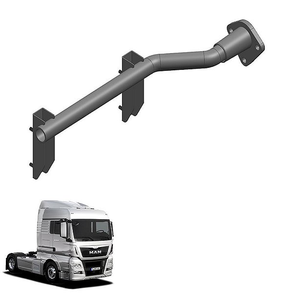 Suporte Paralama Vw Man Tgx Central Lado Esquerdo