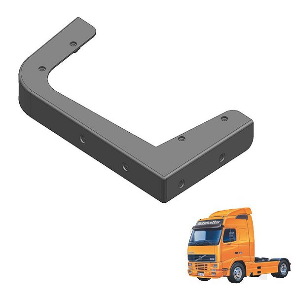 Suporte Do Estribo Volvo Fh 1991 1992 1993 1994 Ld Central