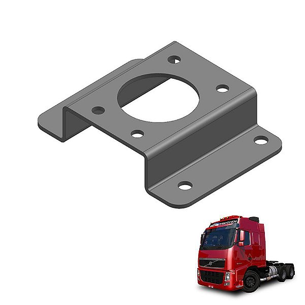 Suporte Fechadura Capo Volvo Fh 2011 2012 2013 2014